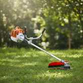 Motoguadaña a gasolina Stihl FS 460 – 3.1 HP vista principal en campo natural.