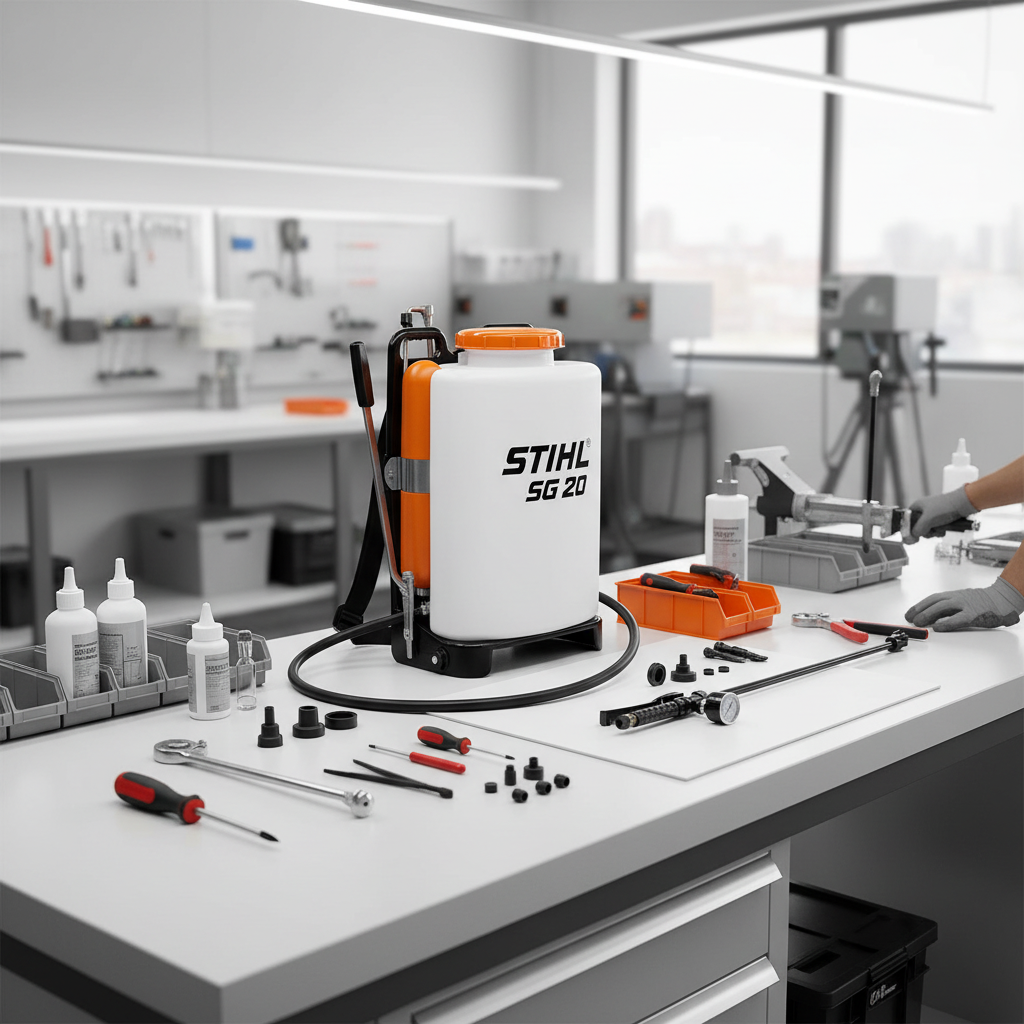 Fumigadora Manual Stihl SG 20 en servicio técnico