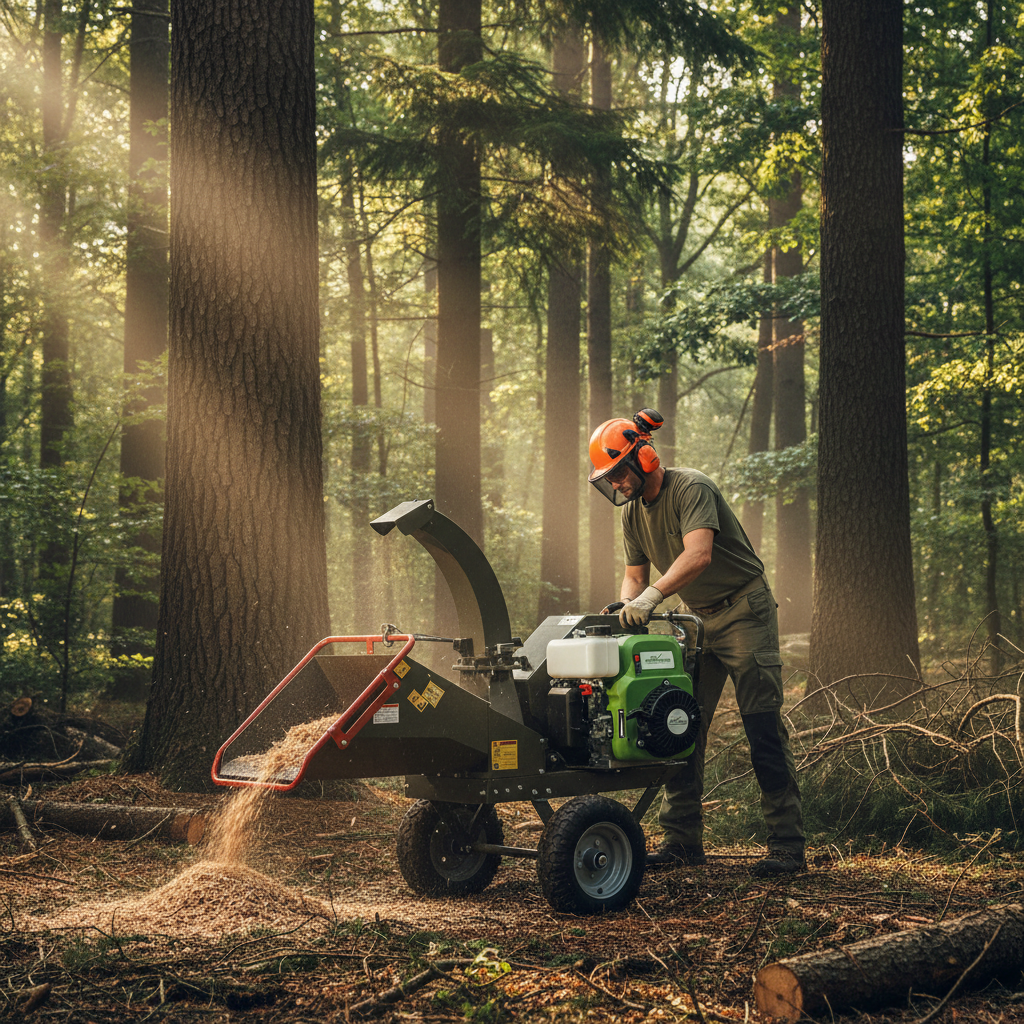 Motor Bonhoeffer 3 HP en uso forestal