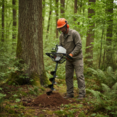 Ahoyadora Bonhoeffer 3 HP en uso forestal