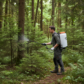 Fumigadora Manual Stihl SG 20 en uso forestal